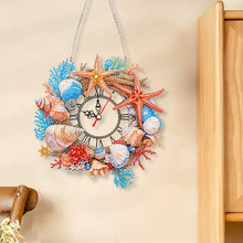 Load image into Gallery viewer, Acrylic Special Shape Flowers 5D Diamond Painting Clock Art Craft for Home Decor