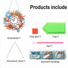 Load image into Gallery viewer, Acrylic Special Shape Flowers 5D Diamond Painting Clock Art Craft for Home Decor