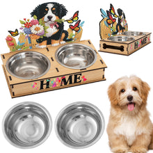 Load image into Gallery viewer, 5D DIY Diamond Painting Water Feeder Diamond Art Dog Bowl for Small Medium Pets