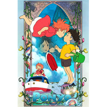 Load image into Gallery viewer, Diamond Painting - Full Round - Ponyo Princess On The Cliff (40*60CM)