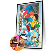 Load image into Gallery viewer, Diamond Painting - Full Round - Ponyo Princess On The Cliff (40*60CM)