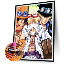 Load image into Gallery viewer, Diamond Painting - Full Round - One Piece Three Brothers (40*50CM)