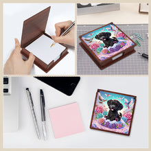 Load image into Gallery viewer, Wooden 5D Diamond Painting Kit Note Box with 160 Sheets Diamond Art Notepad Box