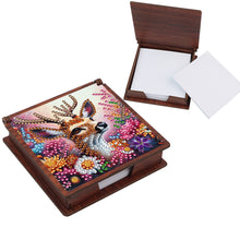 Load image into Gallery viewer, Wooden 5D Diamond Painting Kit Note Box with 160 Sheets Diamond Art Notepad Box