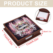 Load image into Gallery viewer, Wooden 5D Diamond Painting Kit Note Box with 160 Sheets Diamond Art Notepad Box