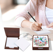 Load image into Gallery viewer, Wooden 5D Diamond Painting Kit Note Box with 160 Sheets Diamond Art Notepad Box