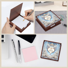 Load image into Gallery viewer, Wooden 5D Diamond Painting Kit Note Box with 160 Sheets Diamond Art Notepad Box