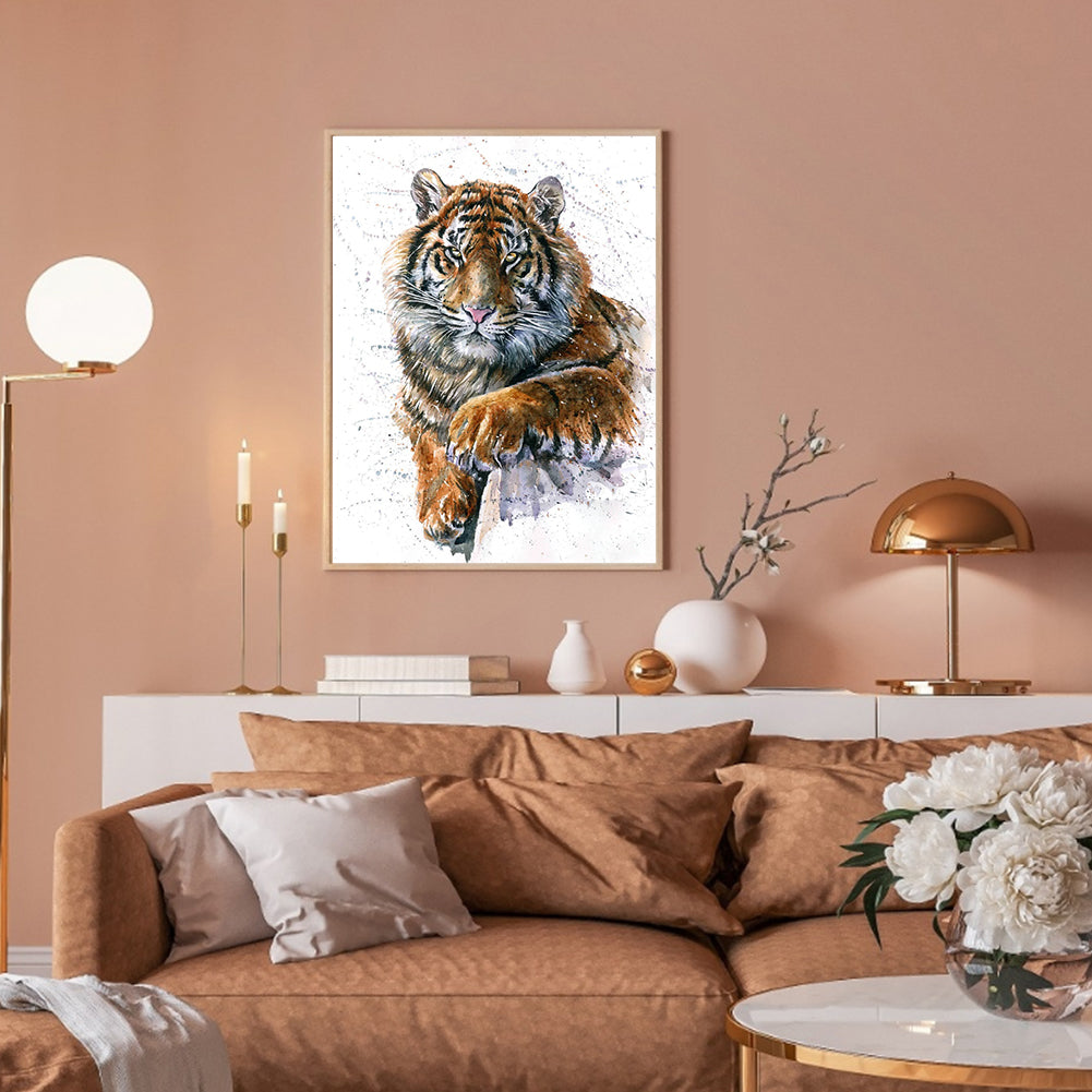 Diamond Painting - Full Square - Tiger (30*40CM)