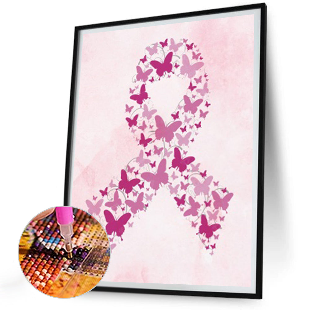 Diamond Painting - Full Square - International Breast Cancer Awareness Month (30*40CM)