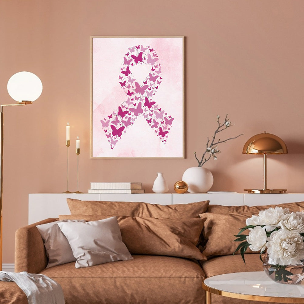 Diamond Painting - Full Square - International Breast Cancer Awareness Month (30*40CM)