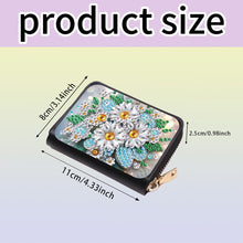 Load image into Gallery viewer, 5D DIY Diamond Painting Wallet Diamond Painting Card Holder Coin Purse DIY Craft