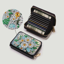 Load image into Gallery viewer, 5D DIY Diamond Painting Wallet Diamond Painting Card Holder Coin Purse DIY Craft