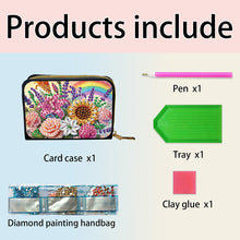Load image into Gallery viewer, 5D DIY Diamond Painting Wallet Diamond Painting Card Holder Coin Purse DIY Craft