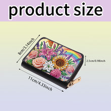 Load image into Gallery viewer, 5D DIY Diamond Painting Wallet Diamond Painting Card Holder Coin Purse DIY Craft