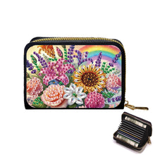 Load image into Gallery viewer, 5D DIY Diamond Painting Wallet Diamond Painting Card Holder Coin Purse DIY Craft