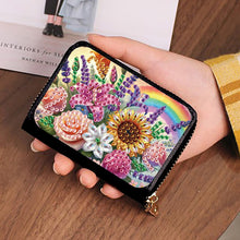 Load image into Gallery viewer, 5D DIY Diamond Painting Wallet Diamond Painting Card Holder Coin Purse DIY Craft