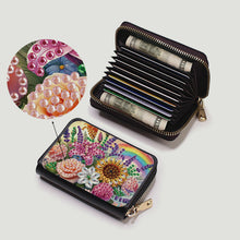 Load image into Gallery viewer, 5D DIY Diamond Painting Wallet Diamond Painting Card Holder Coin Purse DIY Craft