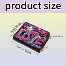 Load image into Gallery viewer, 5D DIY Diamond Painting Wallet Diamond Painting Card Holder Coin Purse DIY Craft