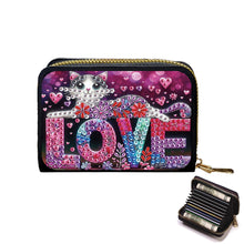 Load image into Gallery viewer, 5D DIY Diamond Painting Wallet Diamond Painting Card Holder Coin Purse DIY Craft