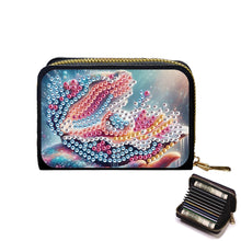 Load image into Gallery viewer, 5D DIY Diamond Painting Wallet Diamond Painting Card Holder Coin Purse DIY Craft