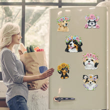 Load image into Gallery viewer, 6 Pieces/set Animal Cake DIY Diamond Painting Magnets Refrigerator Fridge Magnet