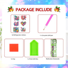 Load image into Gallery viewer, 6 Pieces/set Animal Cake DIY Diamond Painting Magnets Refrigerator Fridge Magnet