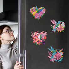 Load image into Gallery viewer, 6 Pieces/set Animal Cake DIY Diamond Painting Magnets Refrigerator Fridge Magnet