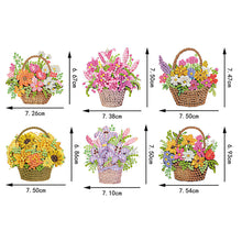 Load image into Gallery viewer, 6pcs Flower Insect DIY Diamond Painting Magnet Refrigerator for Adults Beginners