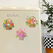 Load image into Gallery viewer, 6pcs Flower Insect DIY Diamond Painting Magnet Refrigerator for Adults Beginners