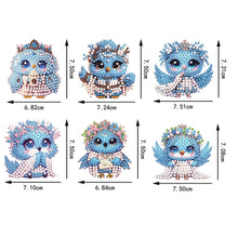Load image into Gallery viewer, 6pcs Flower Insect DIY Diamond Painting Magnet Refrigerator for Adults Beginners