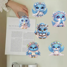 Load image into Gallery viewer, 6pcs Flower Insect DIY Diamond Painting Magnet Refrigerator for Adults Beginners