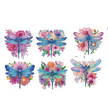 Load image into Gallery viewer, 6pcs Flower Insect DIY Diamond Painting Magnet Refrigerator for Adults Beginners