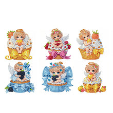 Load image into Gallery viewer, 6pcs Flower Insect DIY Diamond Painting Magnet Refrigerator for Adults Beginners