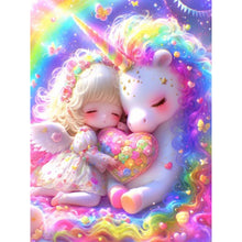 Load image into Gallery viewer, Diamond Painting - Full Square - Rainbow Pony (30*40CM)