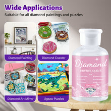Load image into Gallery viewer, 5D Diamond Painting Drill Brightener with Brushes Diamond Painting Shiny Sealant