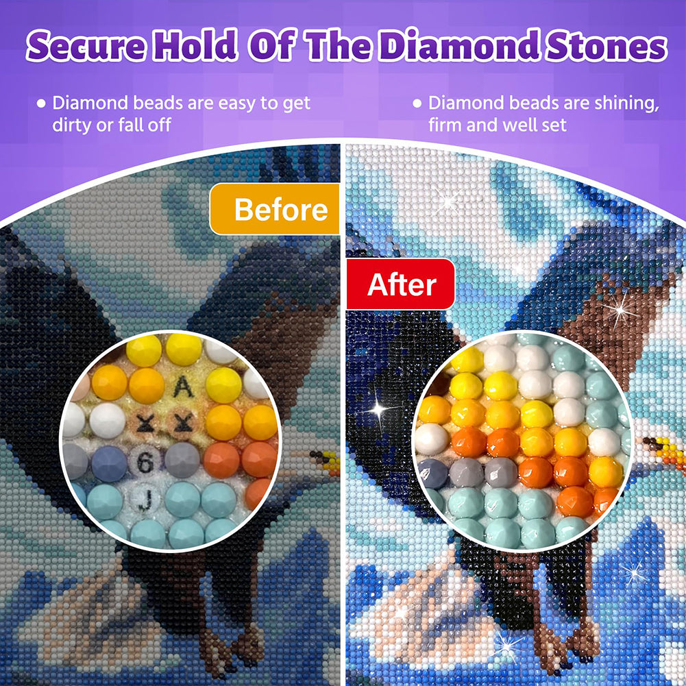 5D Diamond Painting Drill Brightener with Brushes Diamond Painting Shiny Sealant