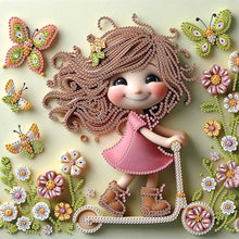 Load image into Gallery viewer, Diamond Painting - Partial Special Shaped - Cute Children (30*30CM)