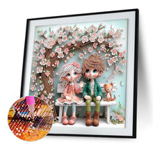 Load image into Gallery viewer, Diamond Painting - Partial Special Shaped - Cute Children (30*30CM)