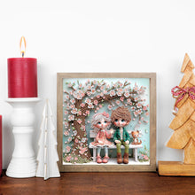 Load image into Gallery viewer, Diamond Painting - Partial Special Shaped - Cute Children (30*30CM)