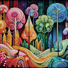 Load image into Gallery viewer, Diamond Painting - Partial Special Shaped - Colorful City Houses (30*30CM)