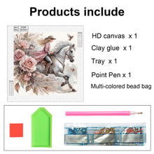 Load image into Gallery viewer, Diamond Painting - Partial Special Shaped - Horse (30*30CM)