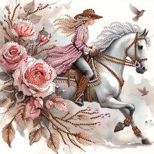 Load image into Gallery viewer, Diamond Painting - Partial Special Shaped - Horse (30*30CM)