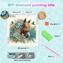Load image into Gallery viewer, Diamond Painting - Partial Special Shaped - Horse (30*30CM)
