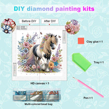 Load image into Gallery viewer, Diamond Painting - Partial Special Shaped - Horse (30*30CM)