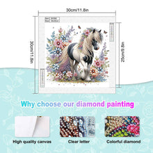 Load image into Gallery viewer, Diamond Painting - Partial Special Shaped - Horse (30*30CM)