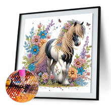 Load image into Gallery viewer, Diamond Painting - Partial Special Shaped - Horse (30*30CM)