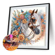 Load image into Gallery viewer, Diamond Painting - Partial Special Shaped - Horse (30*30CM)