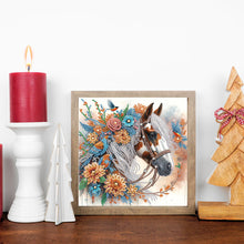 Load image into Gallery viewer, Diamond Painting - Partial Special Shaped - Horse (30*30CM)