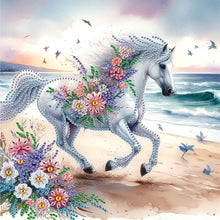 Load image into Gallery viewer, Diamond Painting - Partial Special Shaped - Horse (30*30CM)