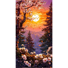 Load image into Gallery viewer, Diamond Painting - Full Round - Mountain Scenery At Sunset (40*70CM)